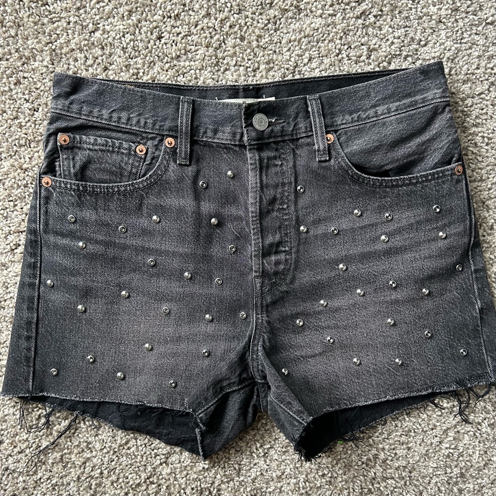 Levi’s Studded Wedgie Shorts.